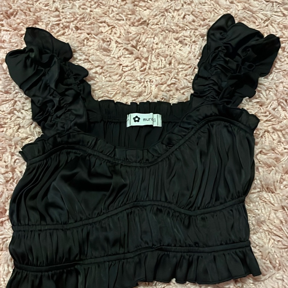Cute black going out top!